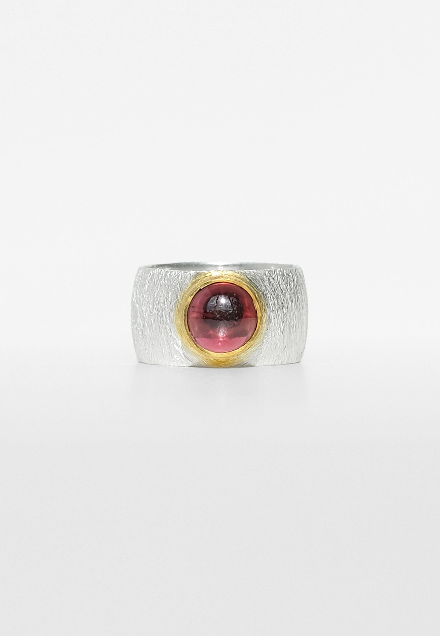 Garnet Double Ring